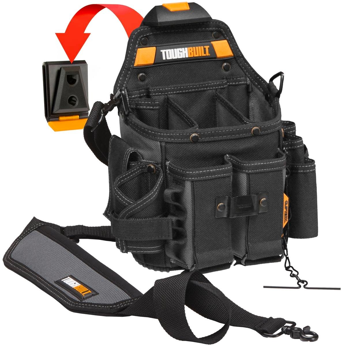 ToughBuilt Journeyman Electrician Pouch & Shoulder Strap - 21 Pocket