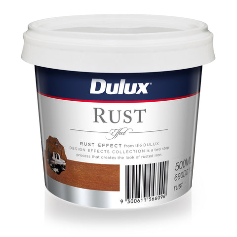 Dulux Design Rust Effect Paint 500ml, Water-Based Interior Exterior