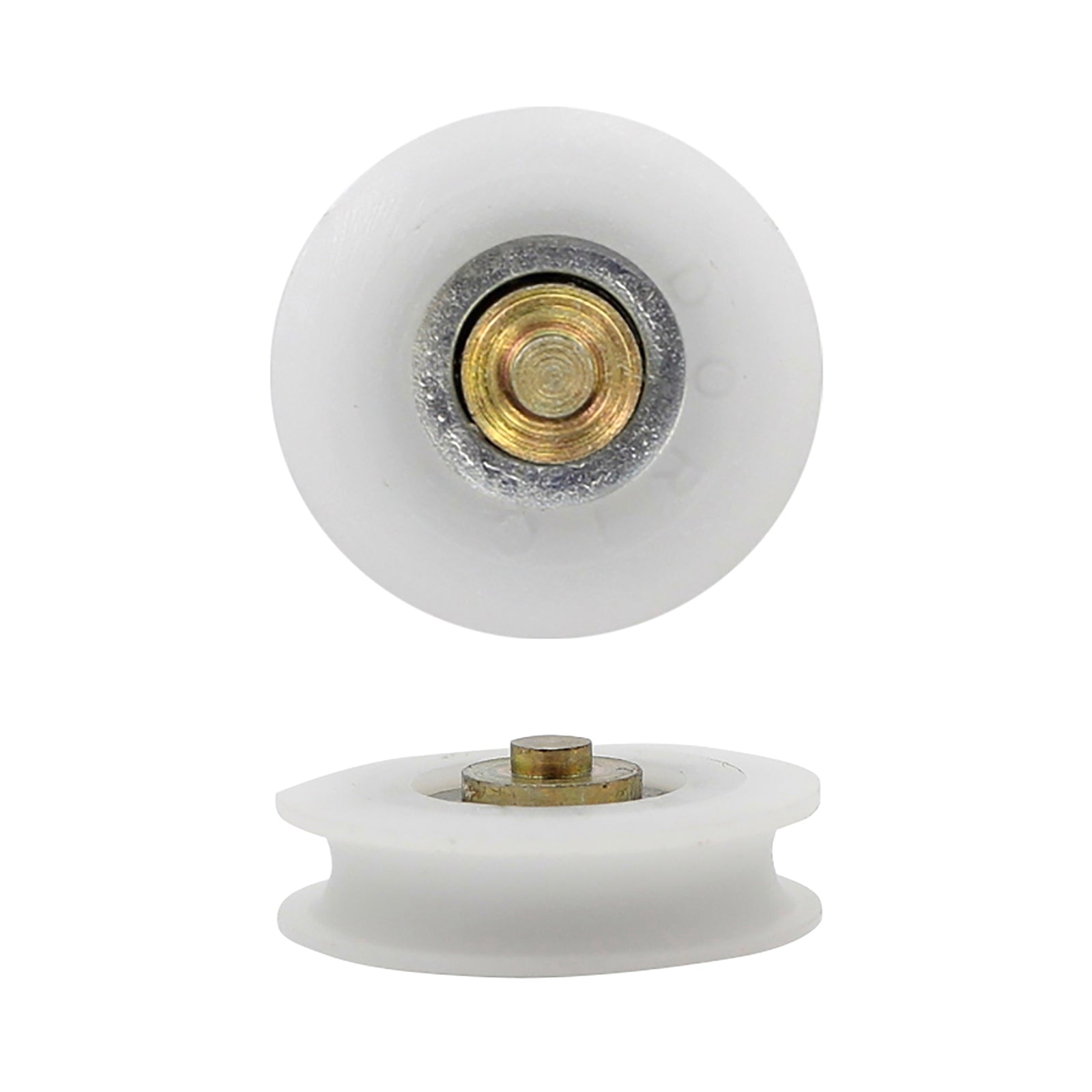 Cowdroy 29mm Nylon Security Flyscreen Track Wheel - White 2 Pack