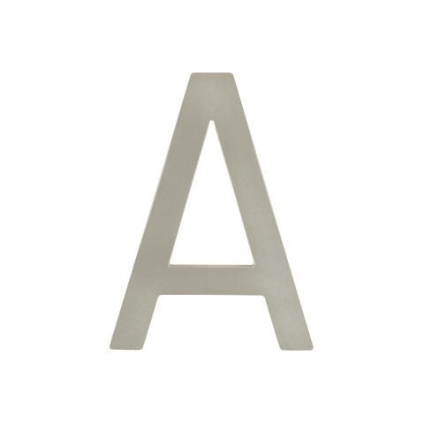 Sandleford Lorne Letter A 100mm Stainless Steel House Sign