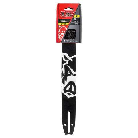 Full Boar 16 inch / 406mm Chainsaw Chain and Bar Set, 56 Drive Links