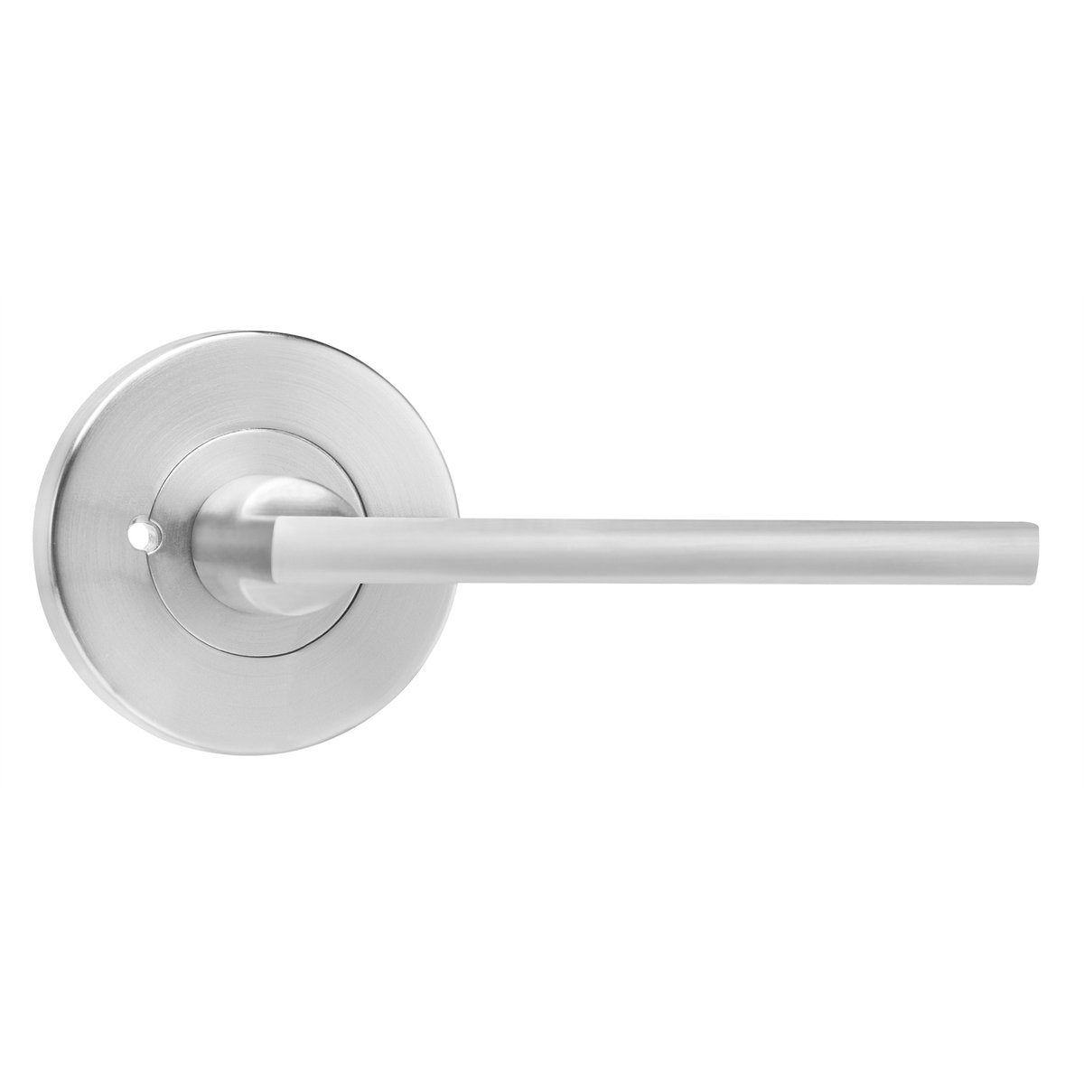 Lemaar Orba 65mm Satin Chrome Zinc Privacy Set Interior D and T Strike