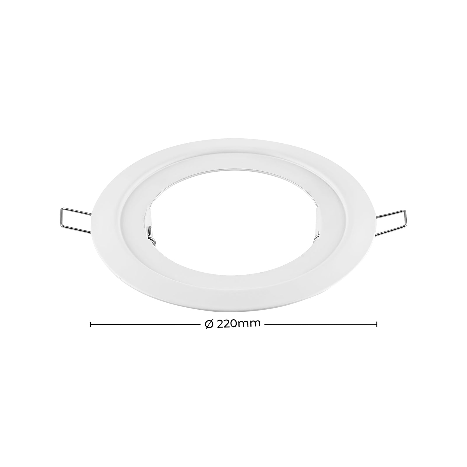 Deta 90mm Downlight Conversion Plate for 115-190mm Cutout, Metal, Indoor DET009