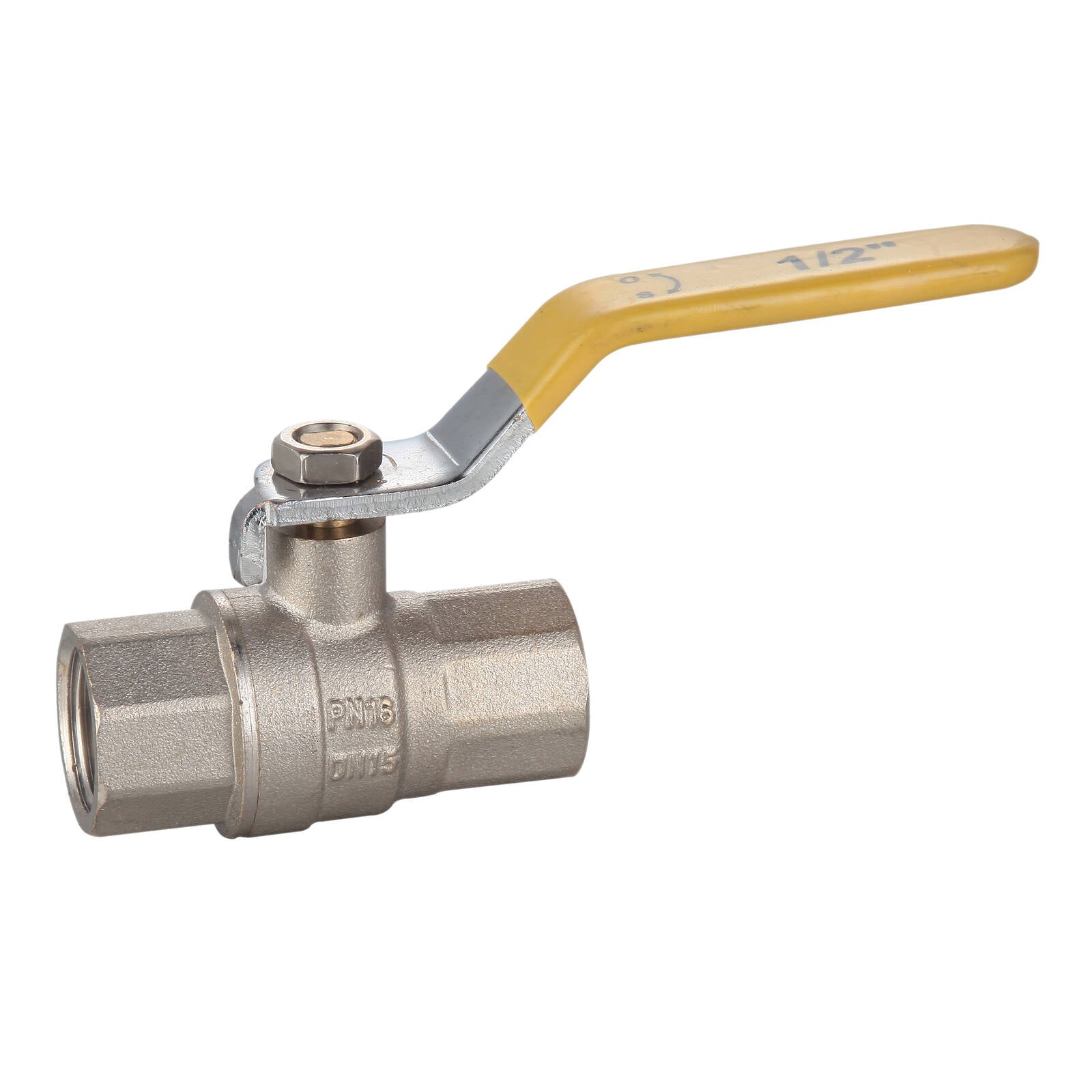 Kinetic 15mm Lever Handle Gas Ball Valve Lead Free Brass