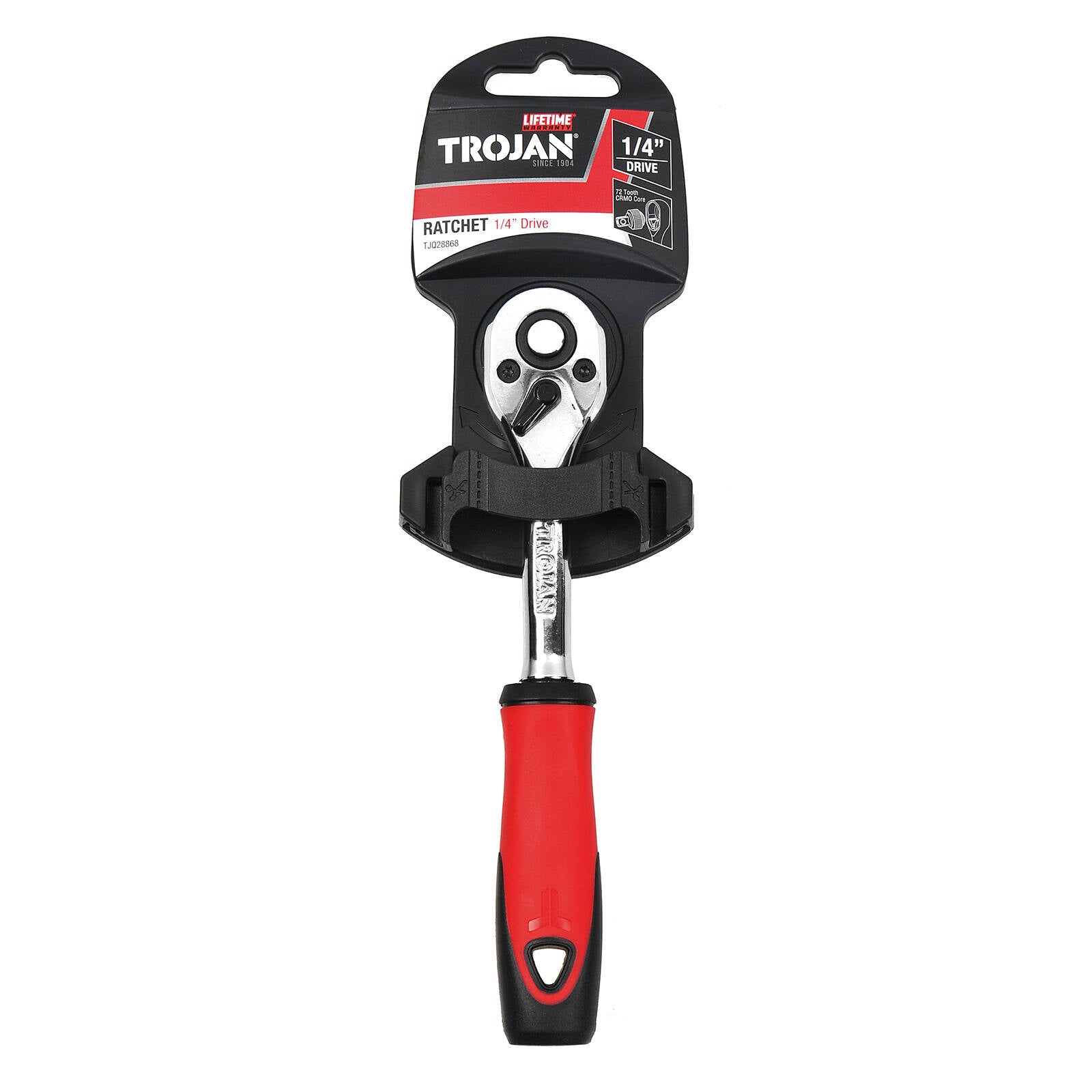 Trojan 1/4" Drive Ratchet With Grip
