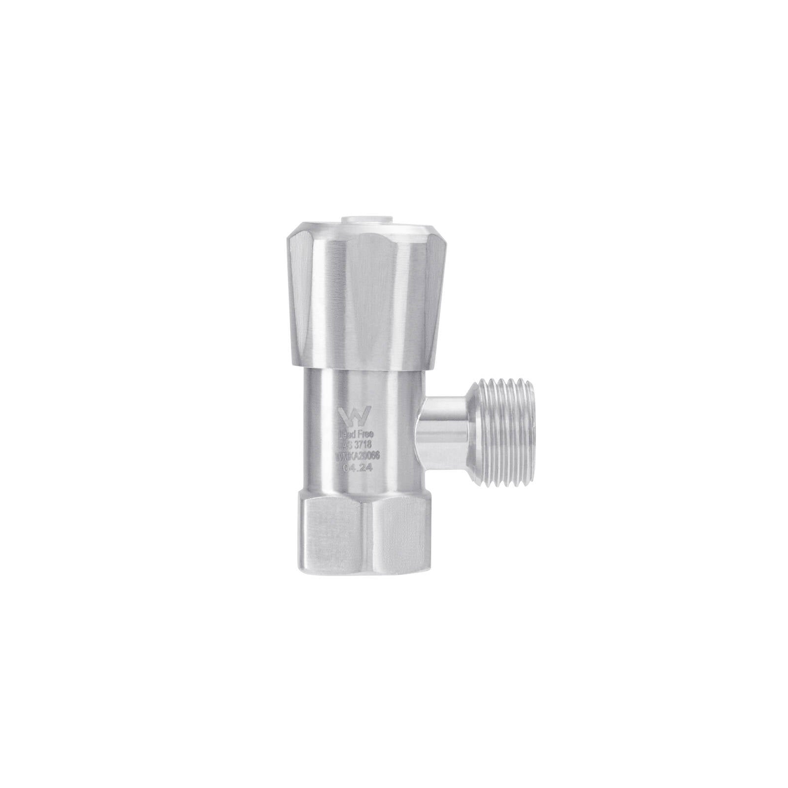 Brasshards Mini Cistern Tap 15mm Stainless Steel Finish Brass Lead Free