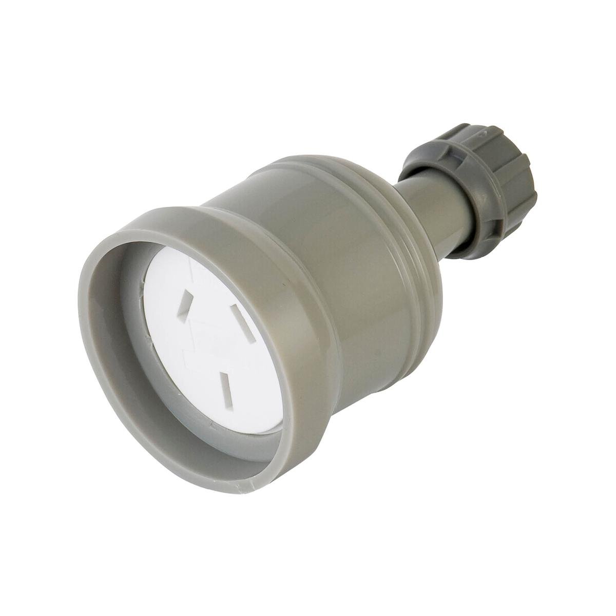 DETA 10A Grey Extension Socket - PVC 3 Core Flexible Cord 3 Pin 250V