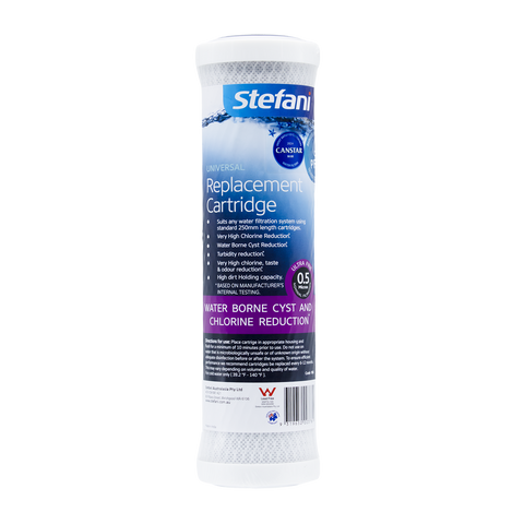 Stefani 250mm 0.5 Micron Ultra Fine Universal Replacement Water Filter Cartridge