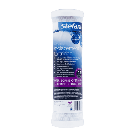 Stefani 250mm 0.5 Micron Ultra Fine Universal Replacement Water Filter Cartridge
