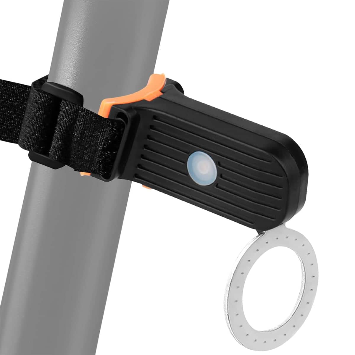 Bicycle Taillight with LED Ring and Hook-And-Loop Mounting - view 2