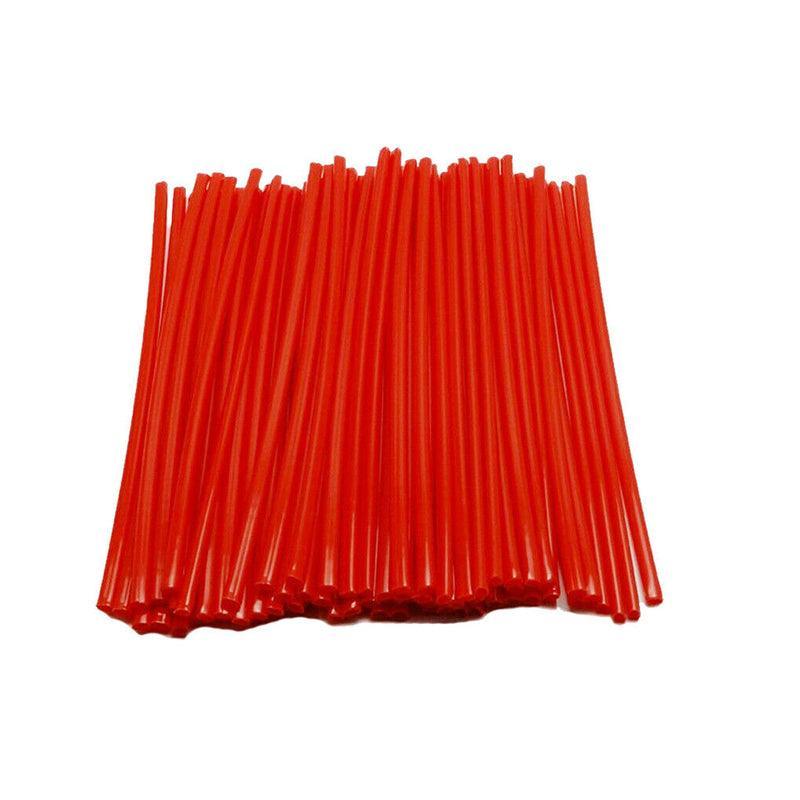 Bike Wheel Spoke Wrap Sleeves, 72 Pack for MTB and Bicycles - Orange - view 10