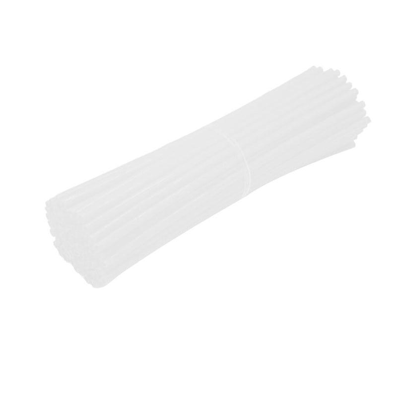 Bike Wheel Spoke Wrap Sleeves, 72 Pack for MTB and Bicycles - White