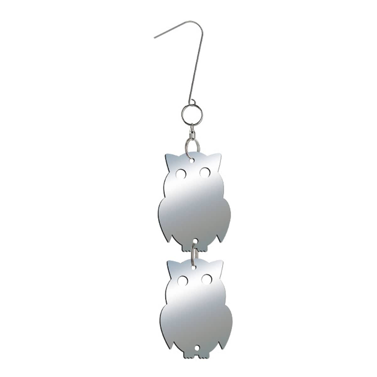 Bird Deterrent Reflector Mirrors, Pack of 8 - Owl Hanging