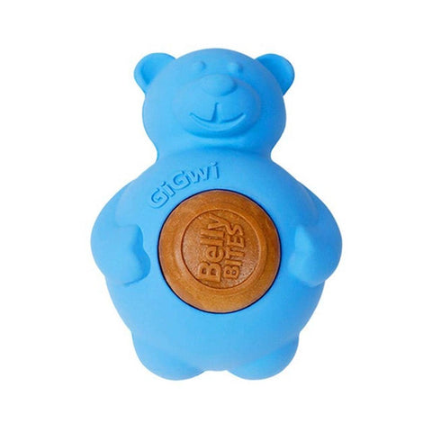 Bite Resistant Dog Chew Toy with Biscuit - Blue
