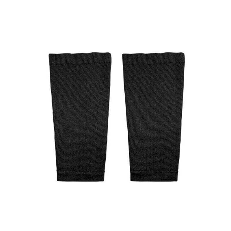 Black Compression Calf Socks, Leg Support Sleeve - 1 Pair
