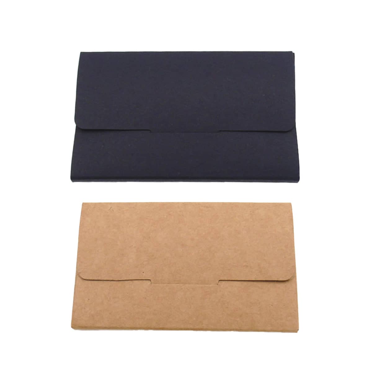 Black Paper Gift Envelopes for Membership Cards and Invitations, Pack of 50 - Black - view 3