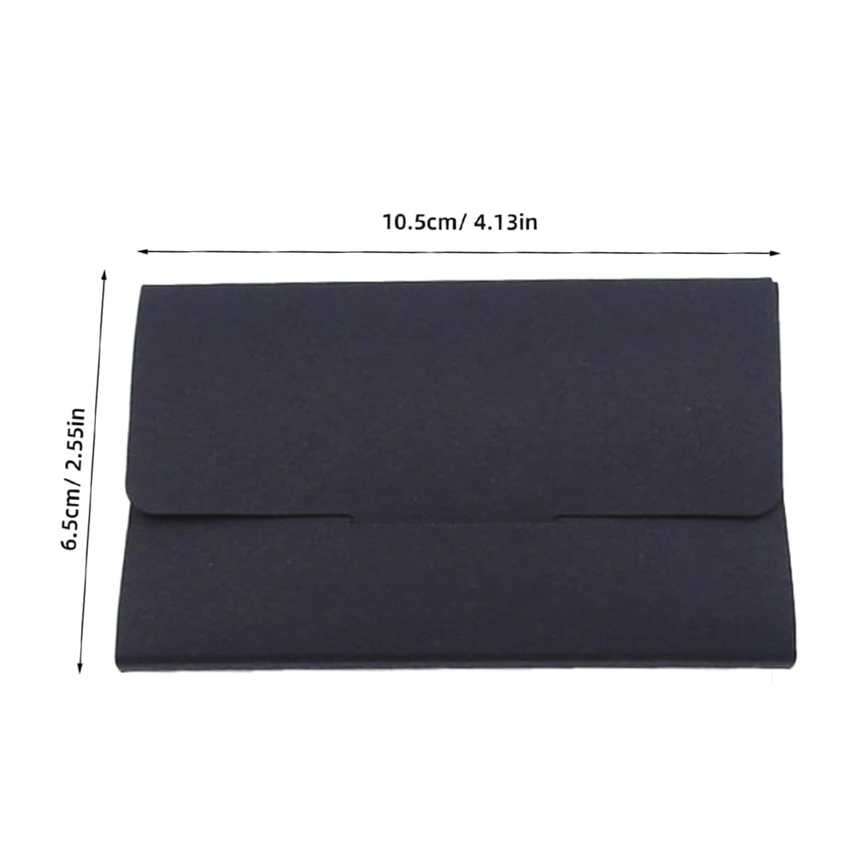 Black Paper Gift Envelopes for Membership Cards and Invitations, Pack of 50 - Black - view 4