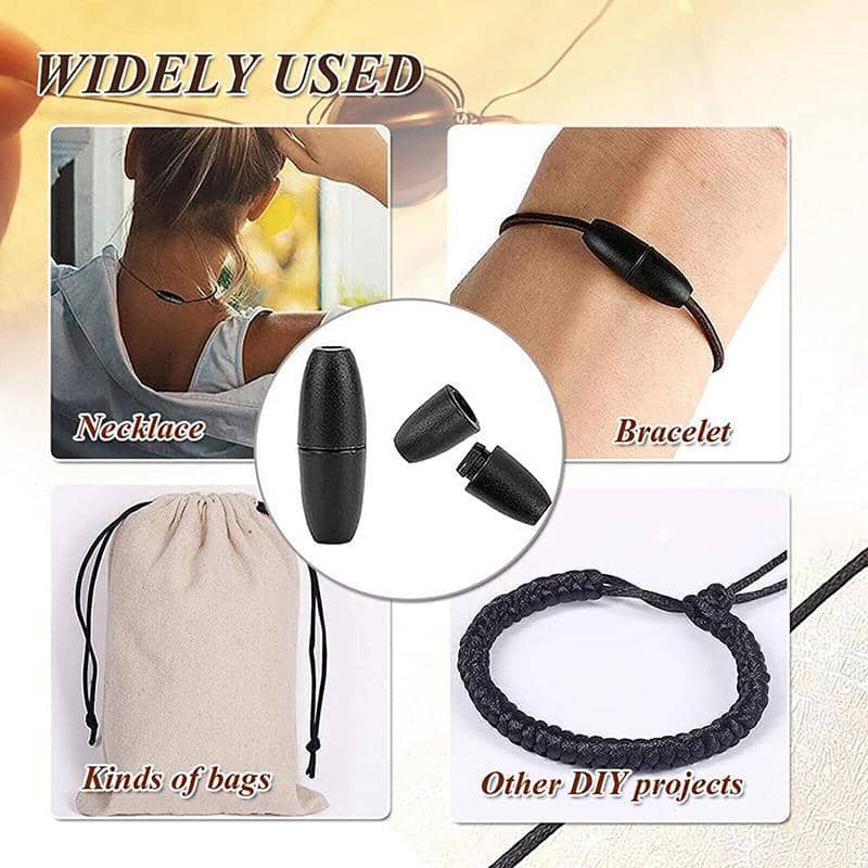 Black Plastic Breakaway Clasps for Lanyards and Bead Necklaces - Pack of 30 - view 5
