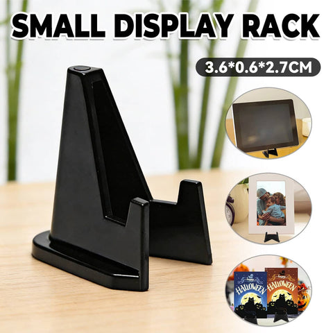 Black Triangular Display Stand Holder for Coins and Banknotes, Pack of 20