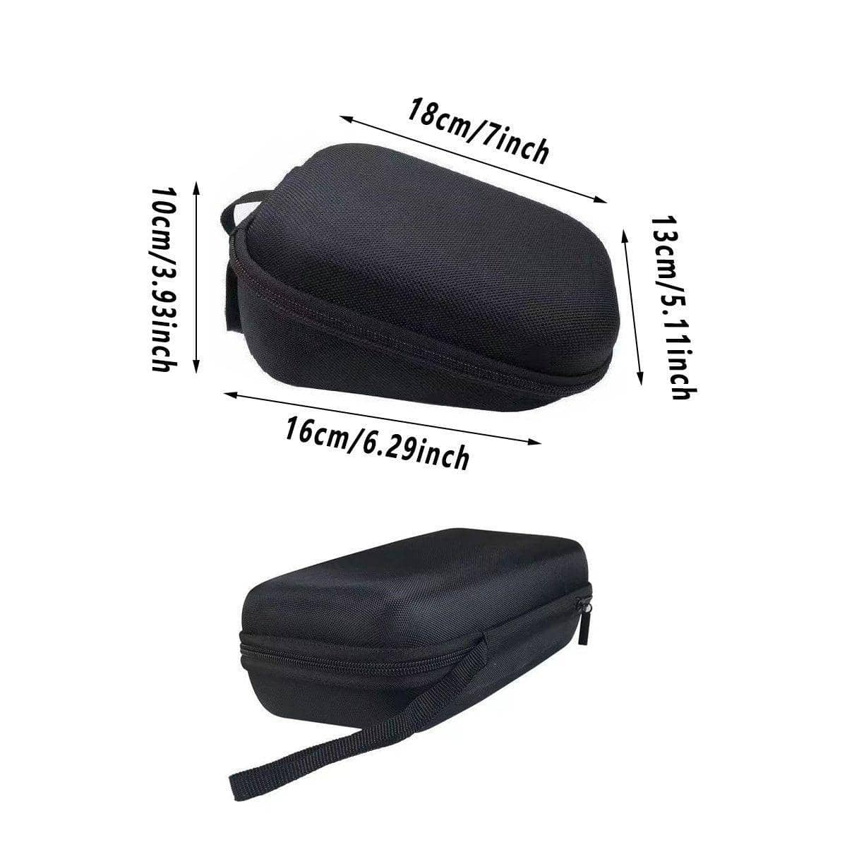 Blood Pressure Monitor Storage Case with EVA Hard Shell - Black - view 3