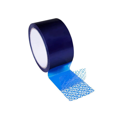 Blue VOID Tamper Evident Sealing Tape for Cartons Documents and Parcels - 5 cm x 50 m