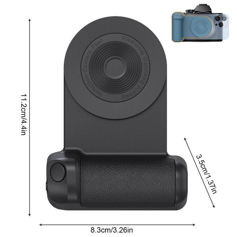Bluetooth Camera Grip Handle for Phone Photography - Blue - view 4