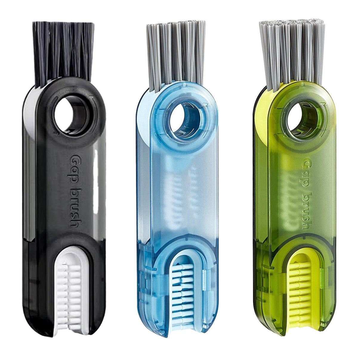 Bottle Cleaning Brush with 3-In-1 Rotating Heads - Grey - view 4