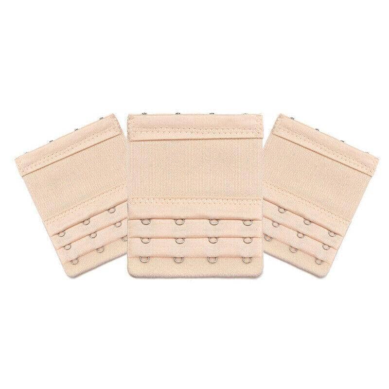 Bra Extender with 4 Hooks, Pack of 3 - White - view 3