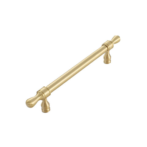Brass Cabinet Drawer Handle - Gold, 184 mm