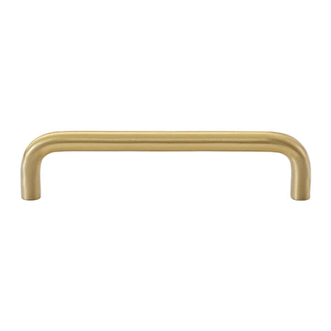 Brass Cabinet Handle - Gold, 128 mm Hole Spacing