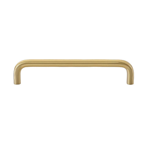 Brass Cabinet Handle - Gold, 160 mm Hole Spacing