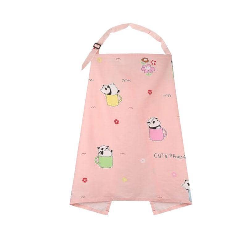 Breastfeeding Nursing Cover Scarf, 100 x 70 cm - Pink Panda Mug Print