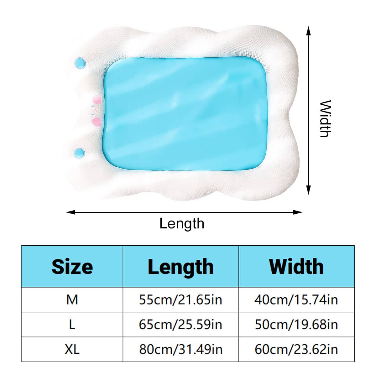 Breathable Pet Bed for Dogs and Cats - XL (80 x 60 cm) - view 3