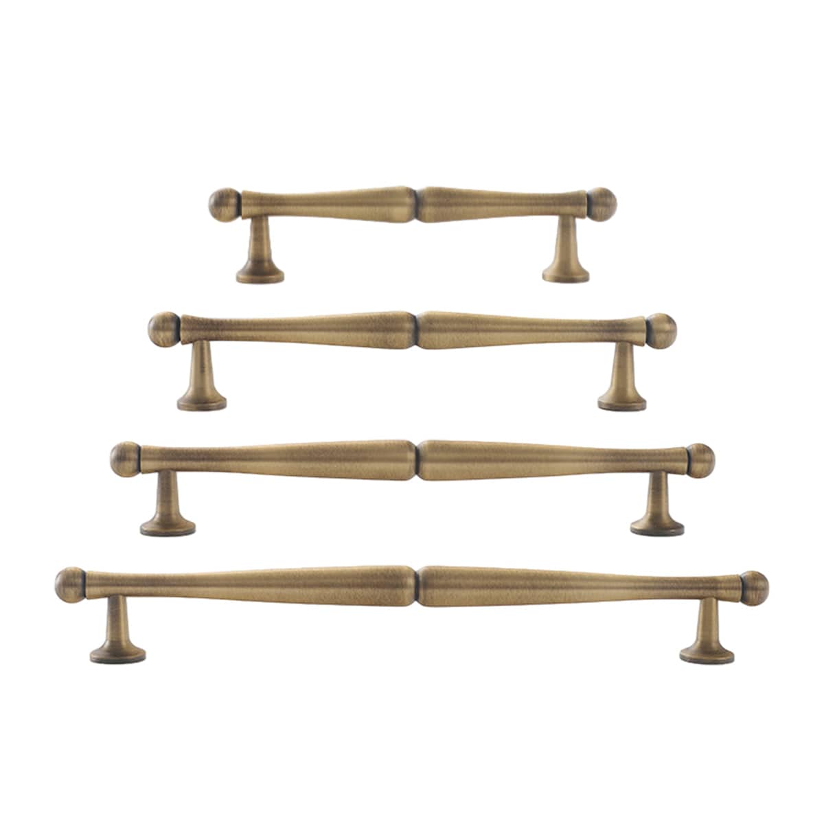 Bronze Cabinet Door Handle - 96mm Hole Spacing, 127mm Long - view 3