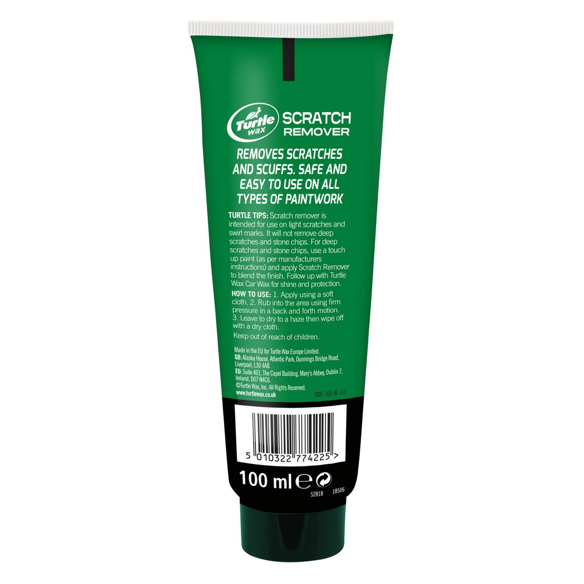 Turtle Wax Scratch Remover - 100ml - Effective Scratch Repair Compound - SuperSaverAU - view 2