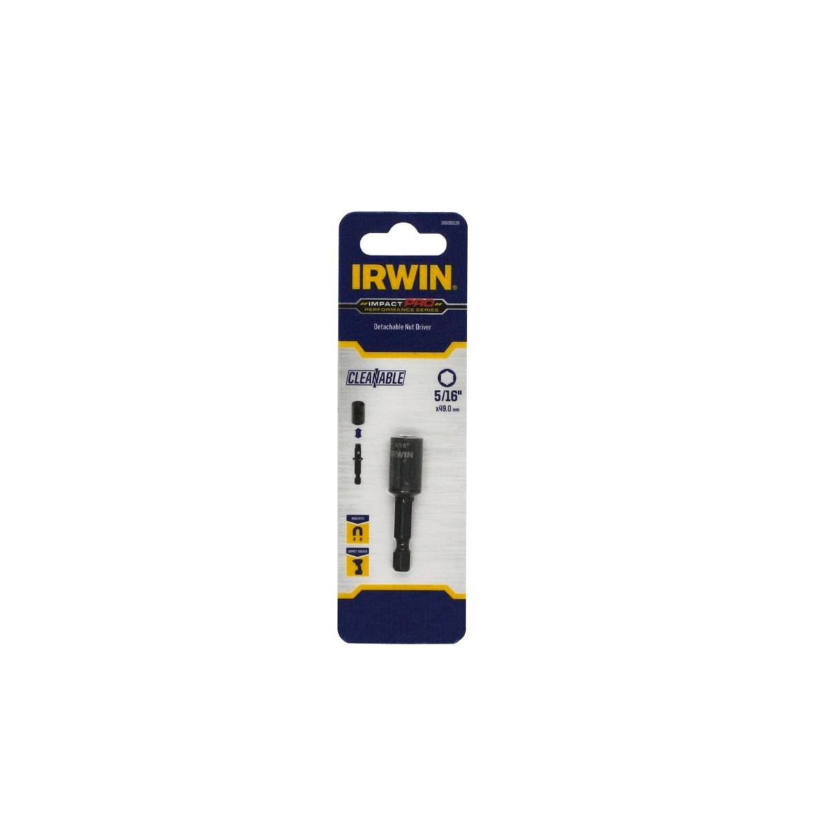 Irwin 5/16" Detachable Nutsetter Black