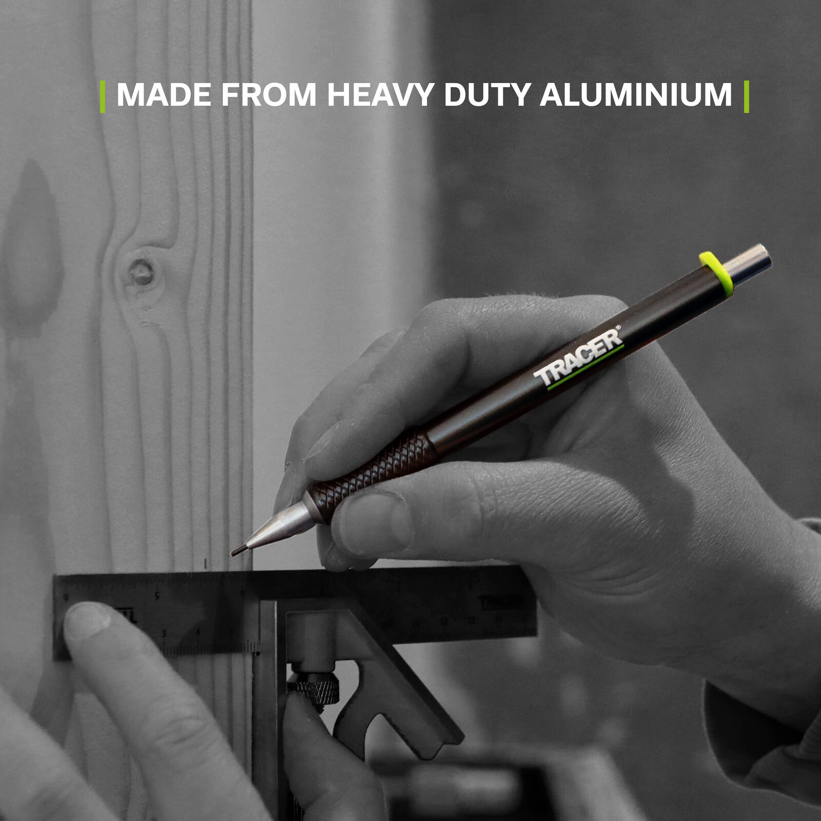 TRACER PRO 1.3mm Aluminium Precision Construction Pencil with Holster Marking Tool