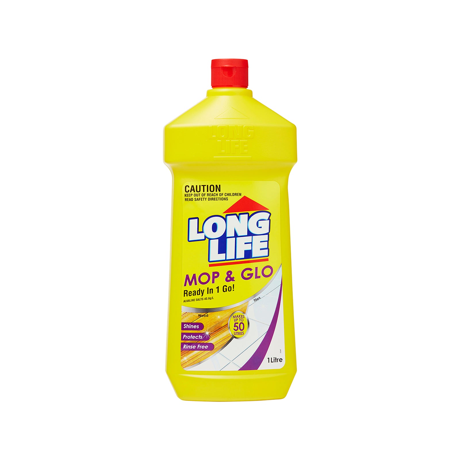 Long Life Mop and Glo Floor Cleaner 1L - Wash & Shine for Sealed Floors