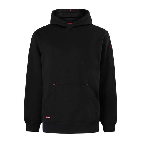 Hard Yakka Black Brushed Fleece Workwear Hoodie 2XL - Warm & Durable - SuperSaverAU - view 1
