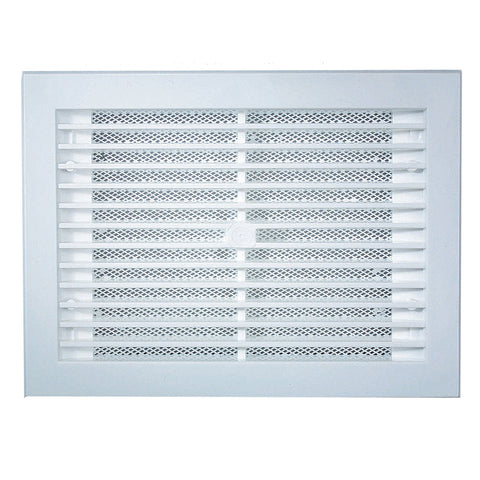 Haron 285 x 225mm White Plastic Ceiling Vent with Baffle