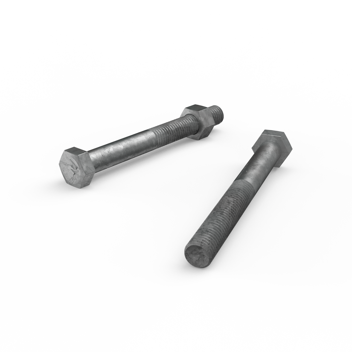 Zenith Hot Dip Galvanised Hex Head Bolts M12 x 110mm 12 Pack - SuperSaverAU - view 2