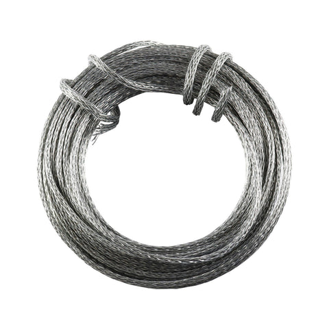 Everhang 10m 15kg Load Braided Picture Hanging Wire, Zinc Plated Steel