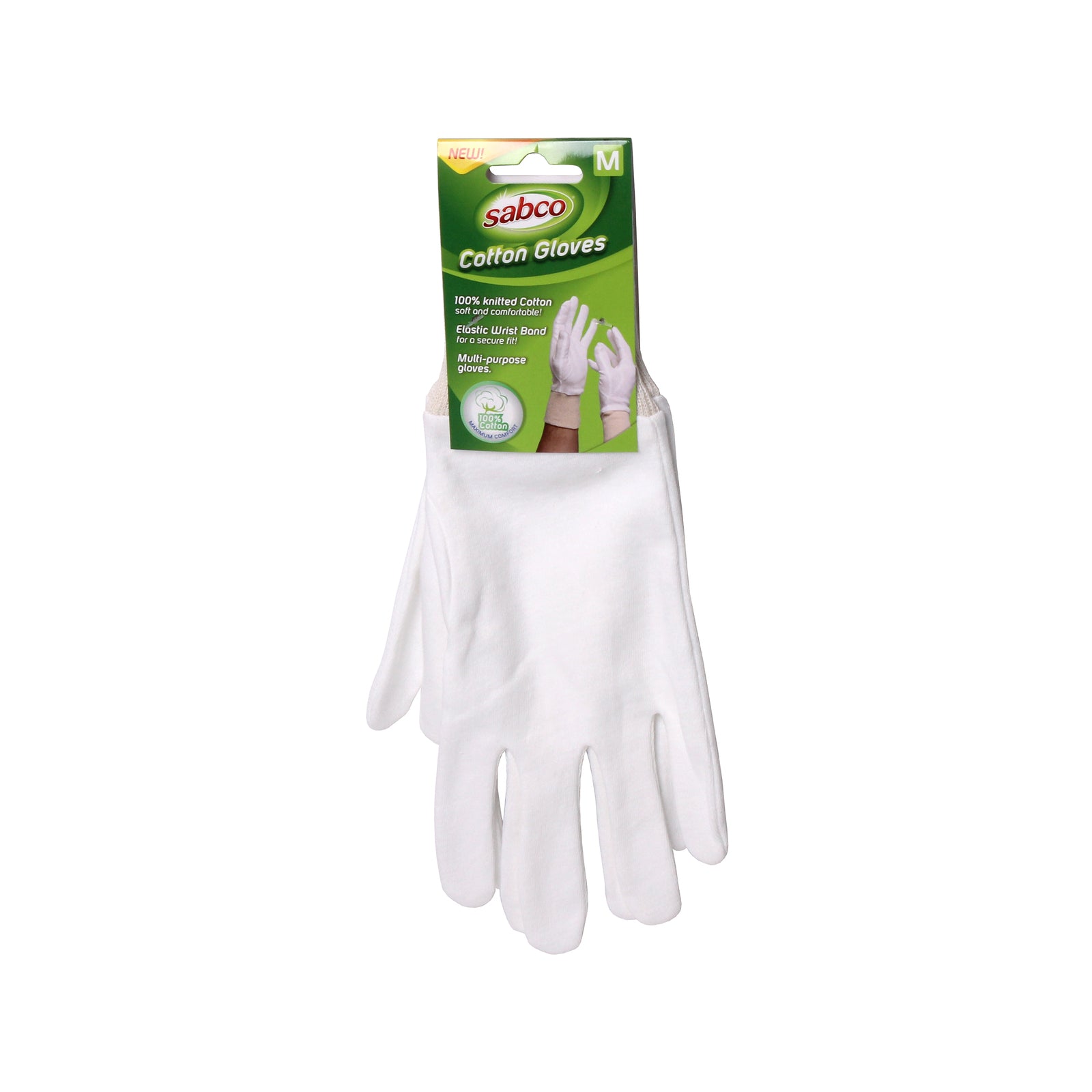 Sabco Premium Cotton Gloves Medium - 1 Pair