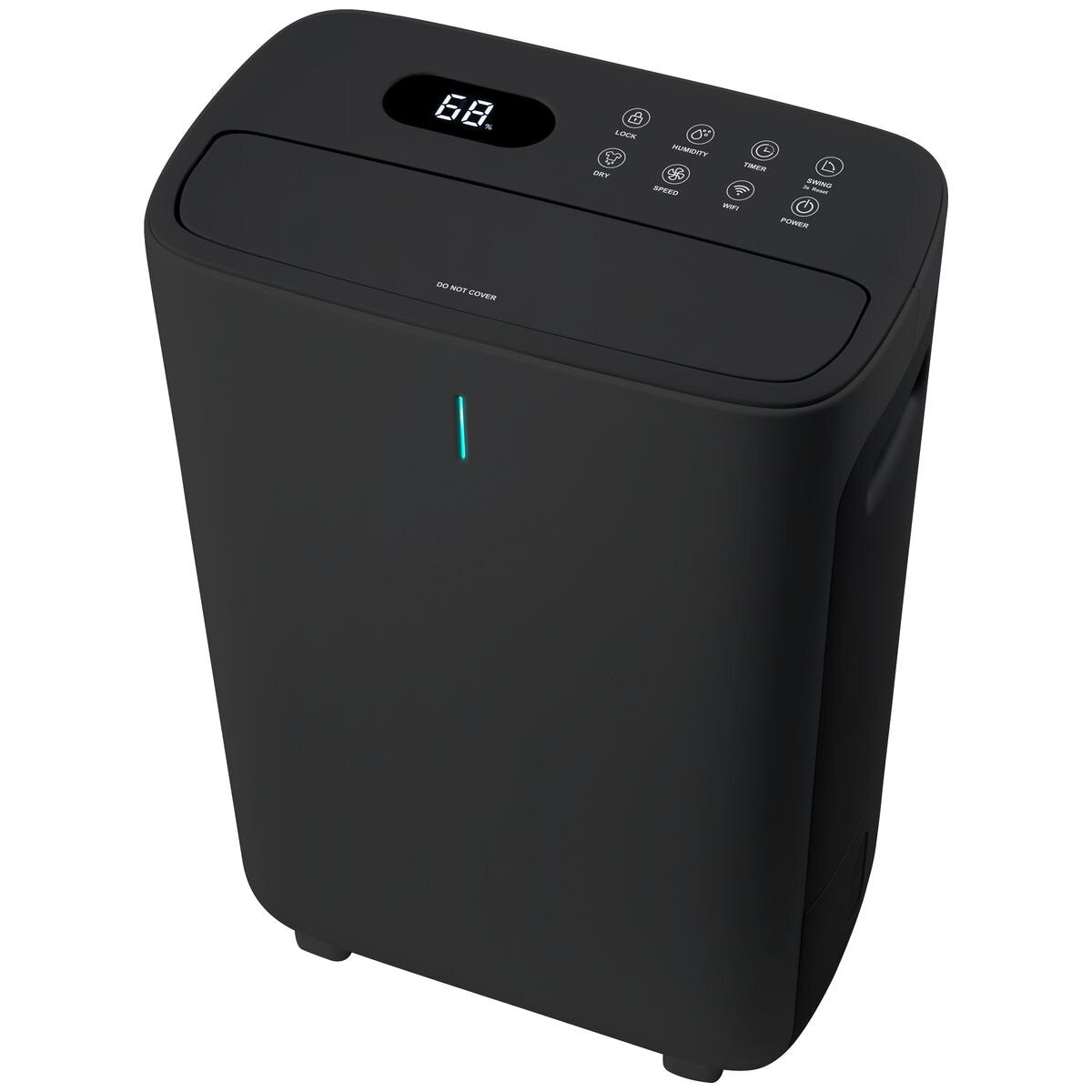 Ionmax Venta 8L Desiccant Dehumidifier & Air Purifier - H13 HEPA, Wi-Fi App Control, Black - ION615