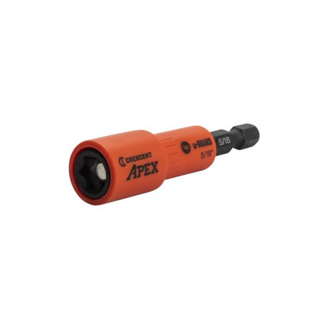 Crescent APEX u-GUARD Magnetic Nutsetter 5/16" Cr-Mo Covered Non-Marring