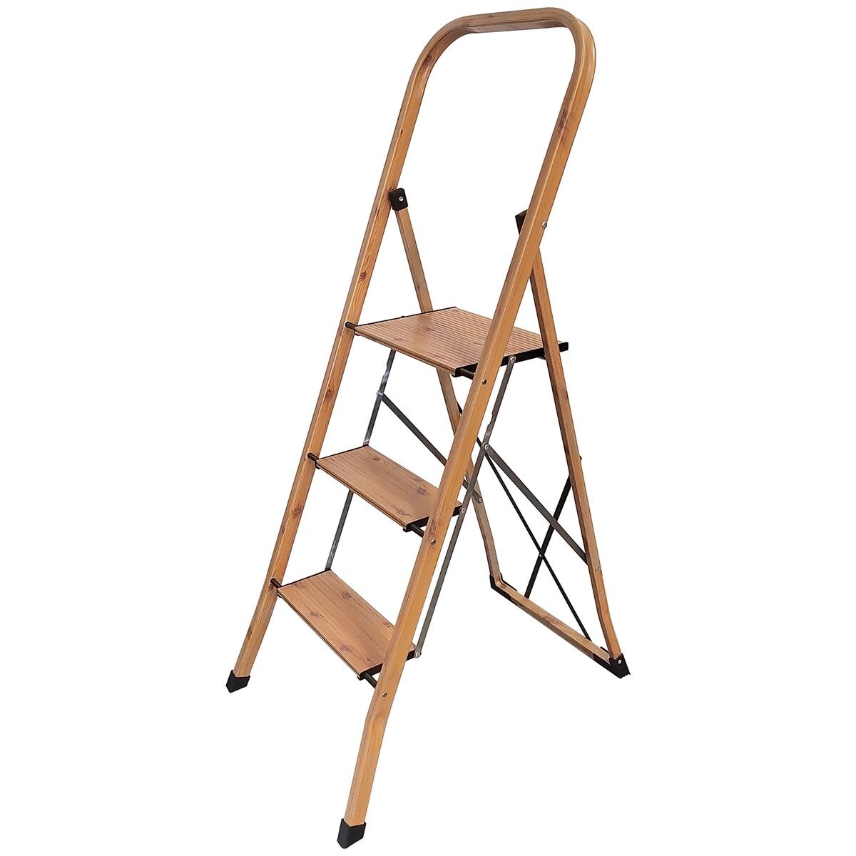 L.T. Williams Multi-Purpose Aluminium Ladder - Woodgrain Finish - 120kg Load Capacity - 9758