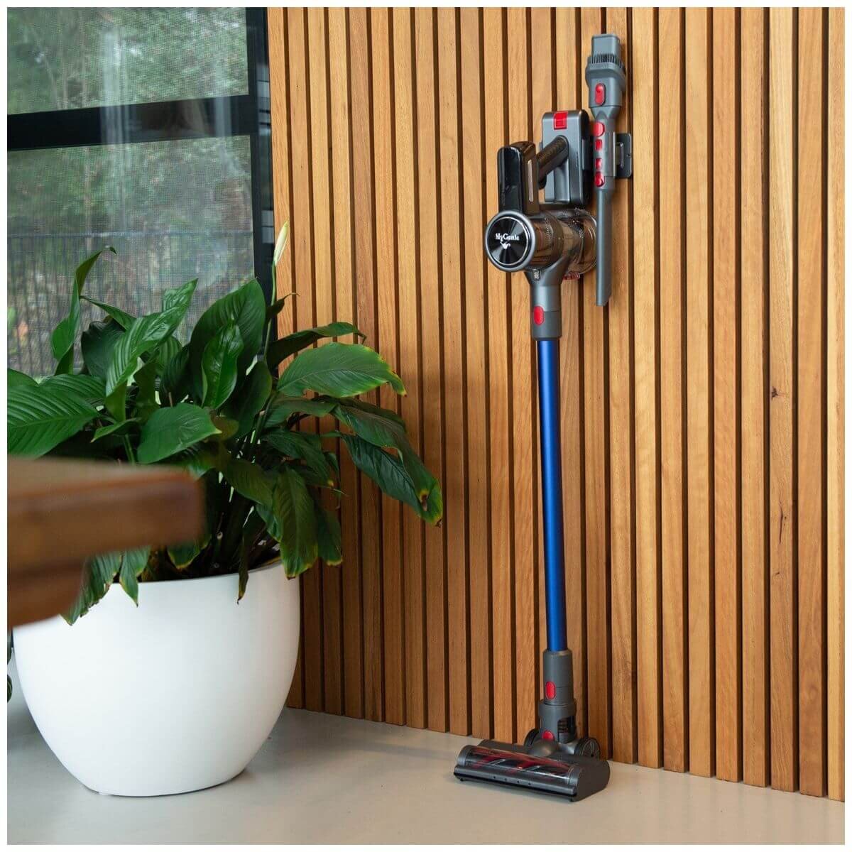 MyGenie Monster stick vacuum with mop - 22kPa suction, brushless motor, up to 35 minutes, blue - 10005838