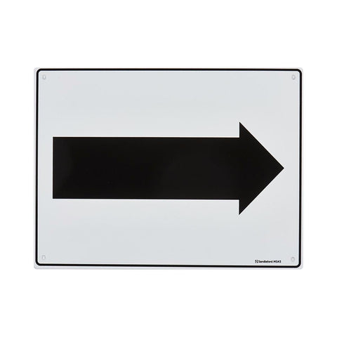Sandleford Arrow Sign - 300 x 225mm - Polypropylene - UV Resistant - SuperSaverAU - view 1