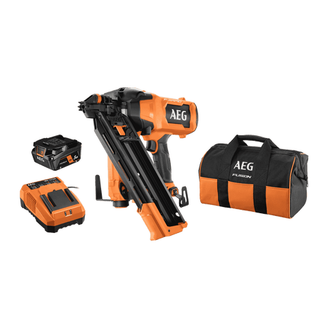 AEG 18V F-RAPID 10GA 30-34° Brushless Framing Nailer 5Ah Kit A18F10FN51