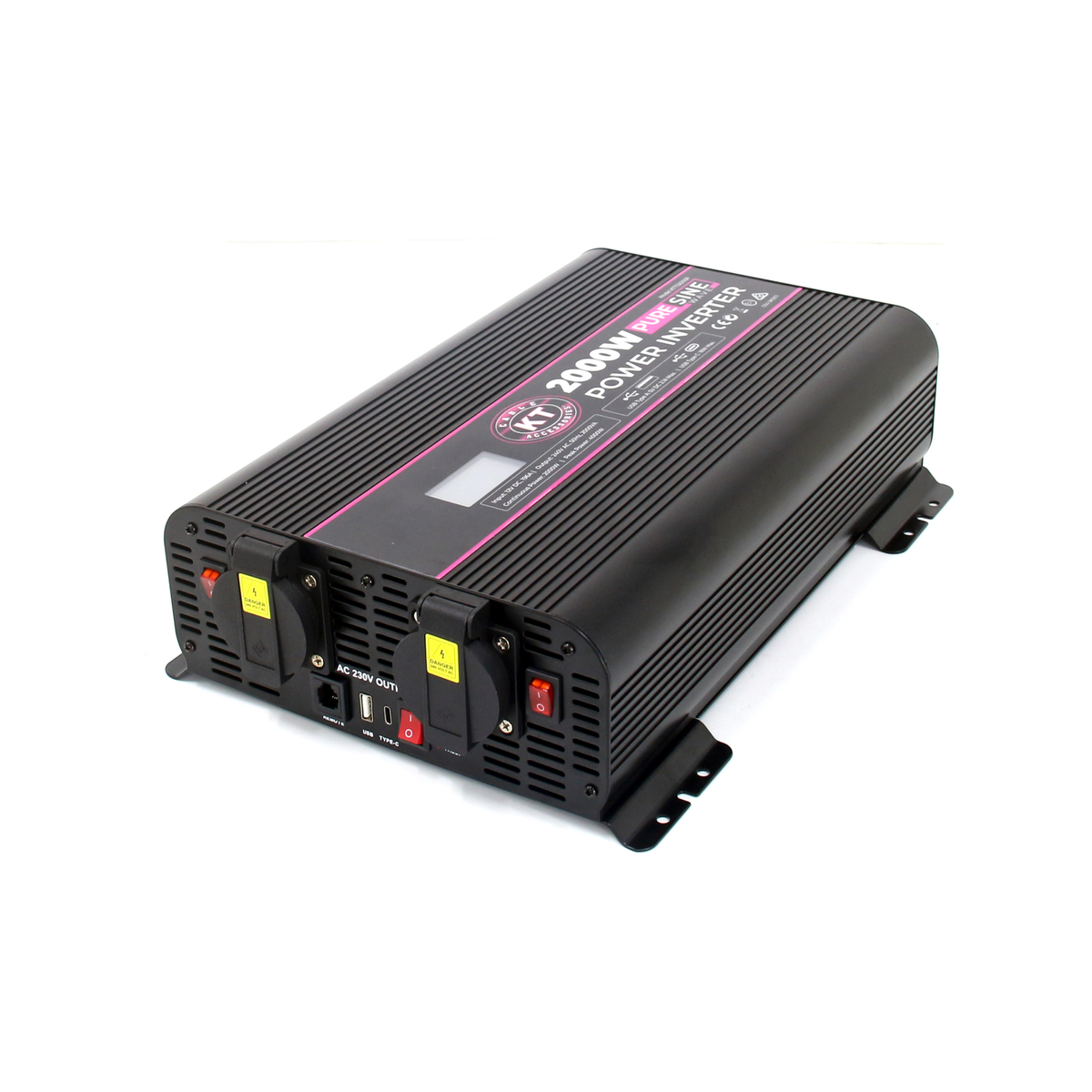 KT Solar 2000W Pure Sine Wave Inverter 240V KTTS2000P